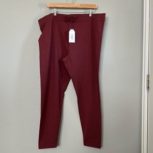 Maroon Universal Standard Pull on Pants